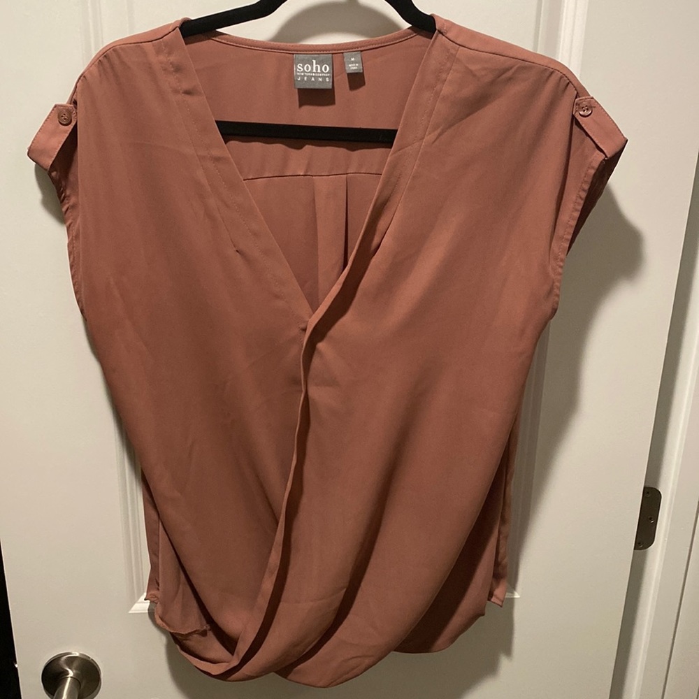 NY&Co Dusty Rose Top